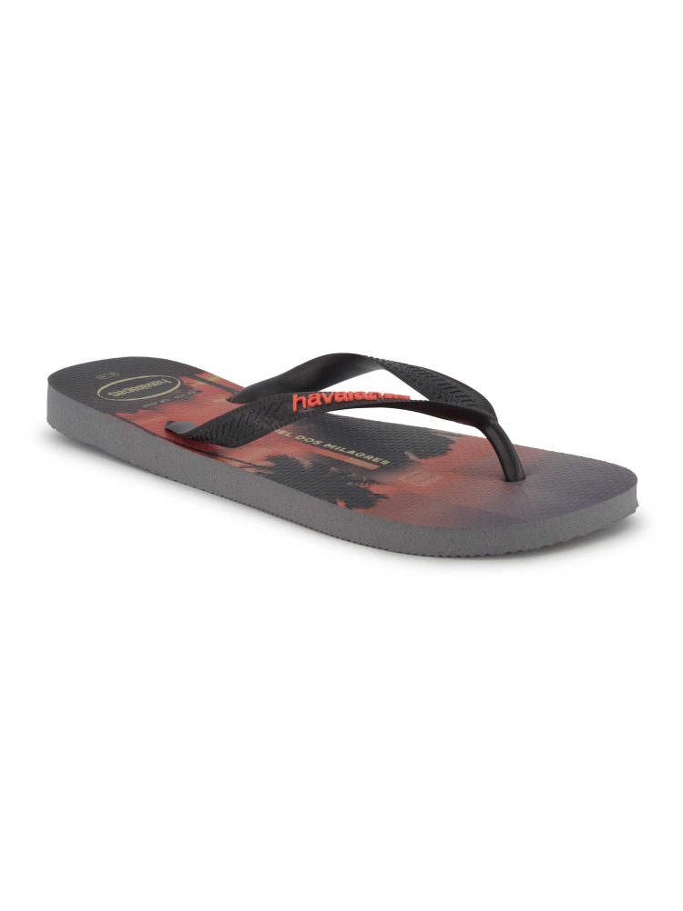 Havaianas Pantoletten-Zehentrenner, Herren , Grau 43/44