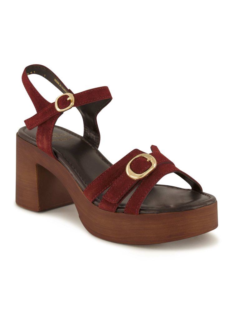 Varese Sandalette, Damen , Rot 39