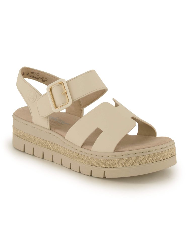 Rieker Sandalette, Damen , Weiss 39