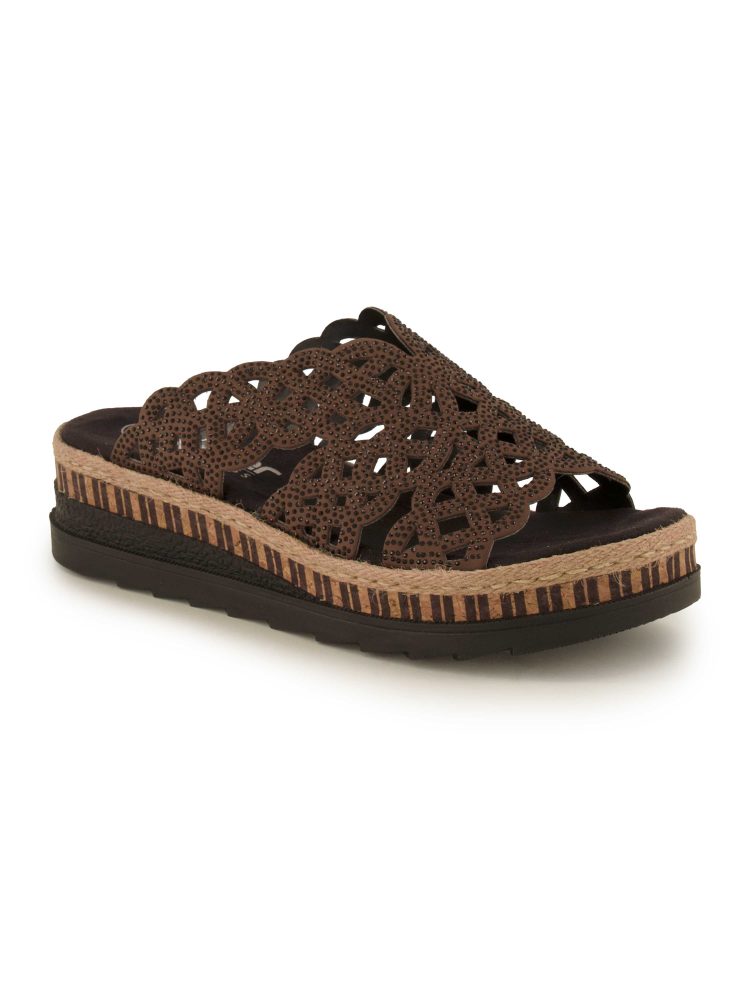 Rieker Pantolette, Damen , Braun 36