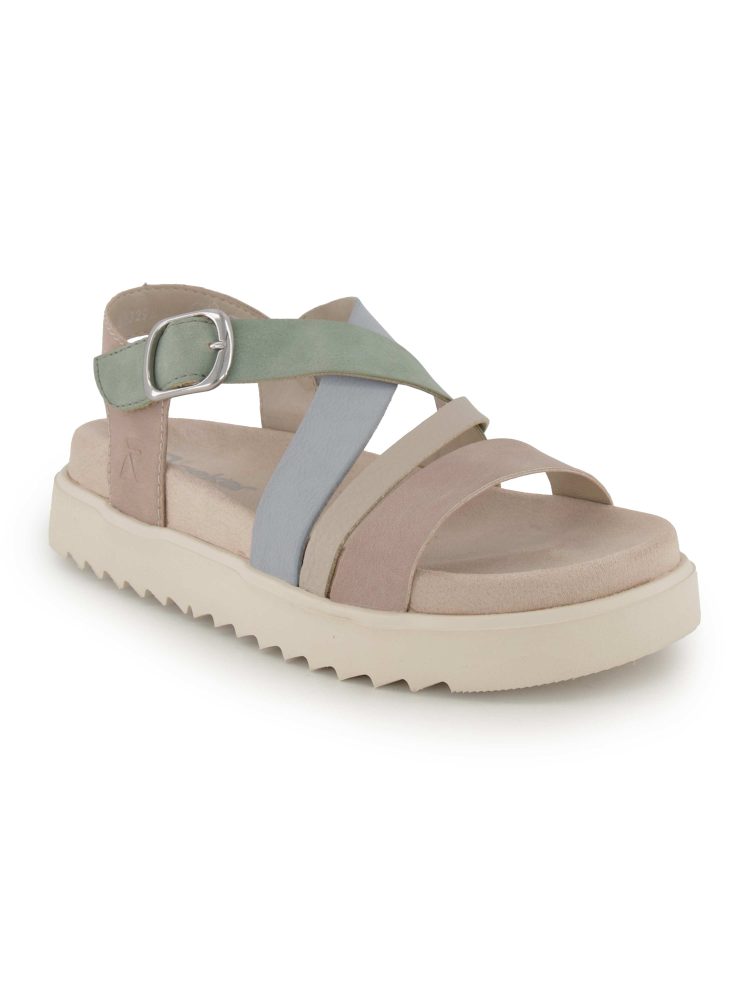 Rieker Sandalette, Damen , Beige 40