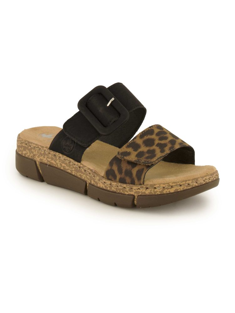Rieker Pantolette, Damen , Braun 36