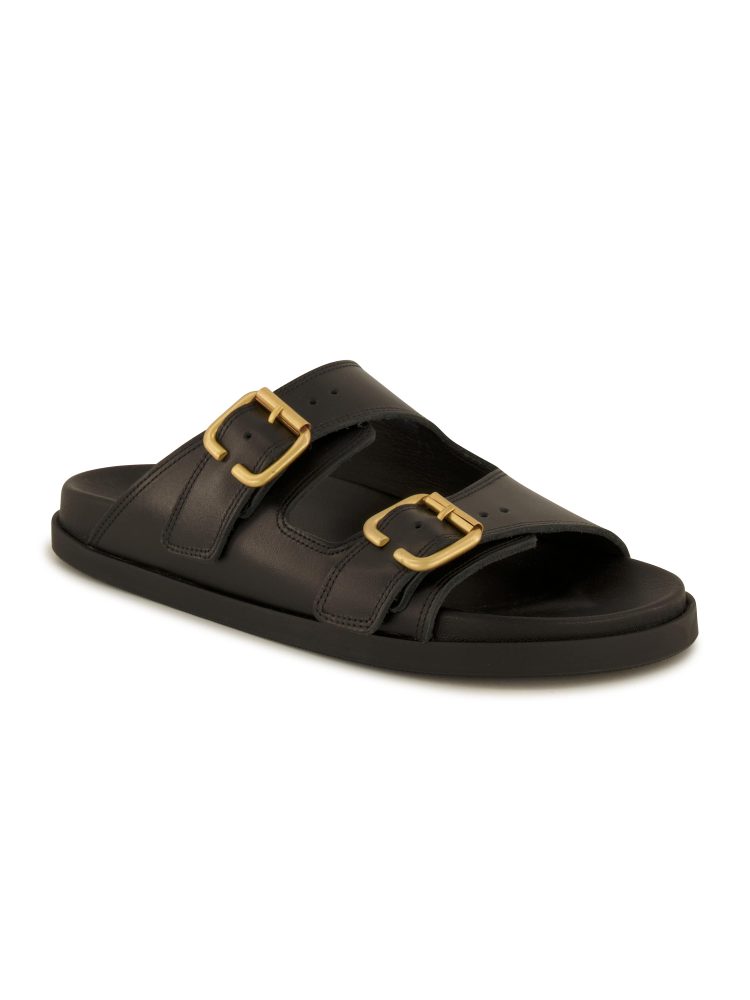 Studio Amo Pantolette, Damen , Schwarz 38