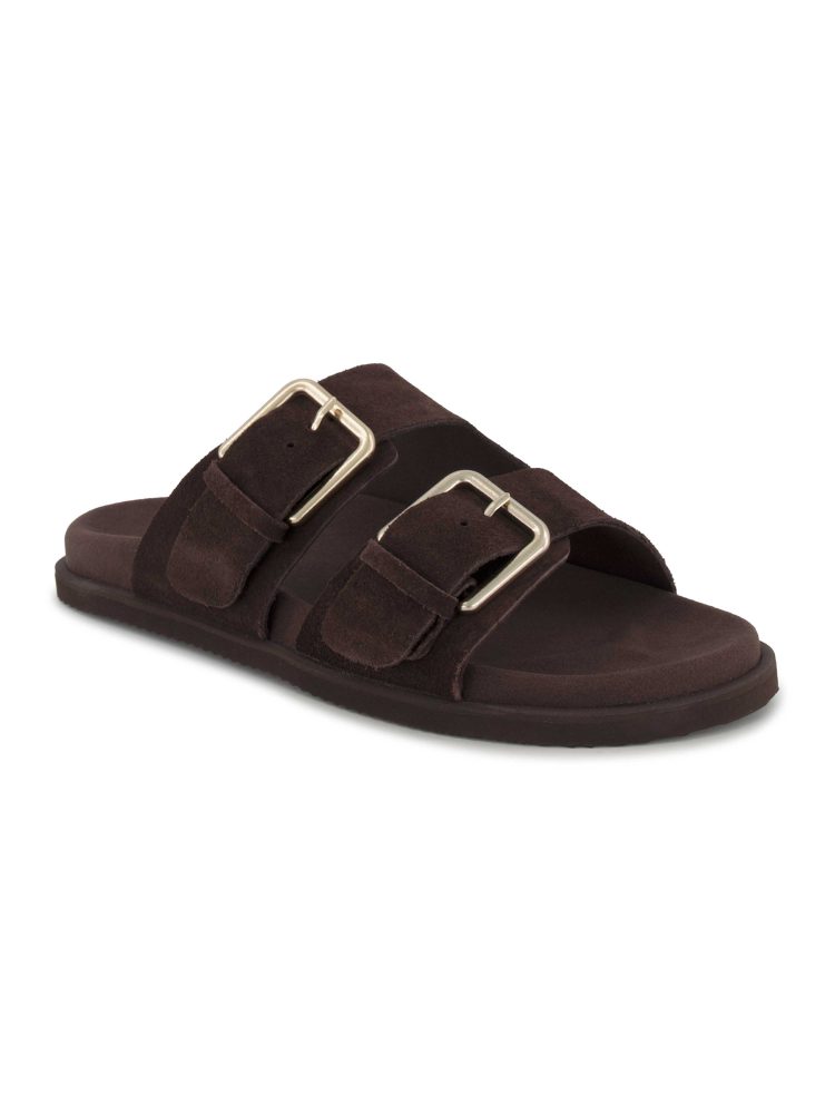 Studio Amo Pantolette, Damen , Braun 37