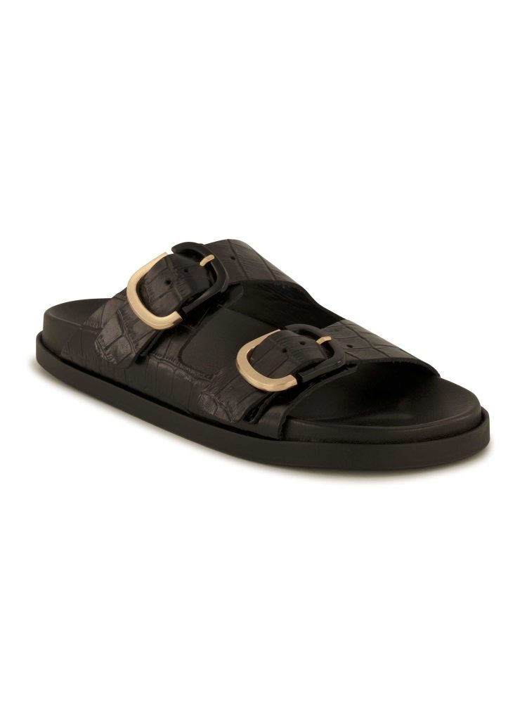 Studio Amo Pantolette, Damen , Schwarz 37