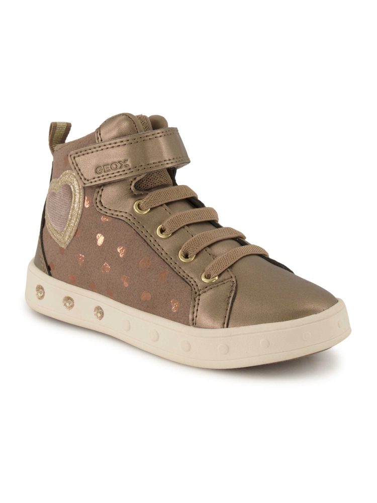 GEOX Hoher Sneaker, Kinder , Beige 29