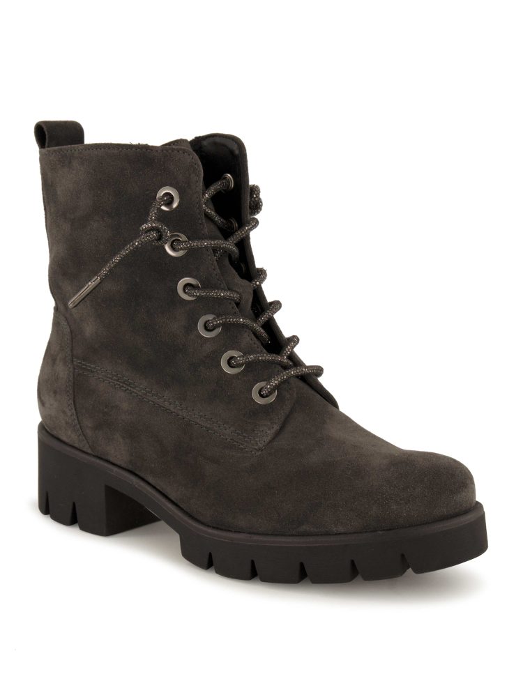 Gabor Schnürboots, Damen , Grau 7.5