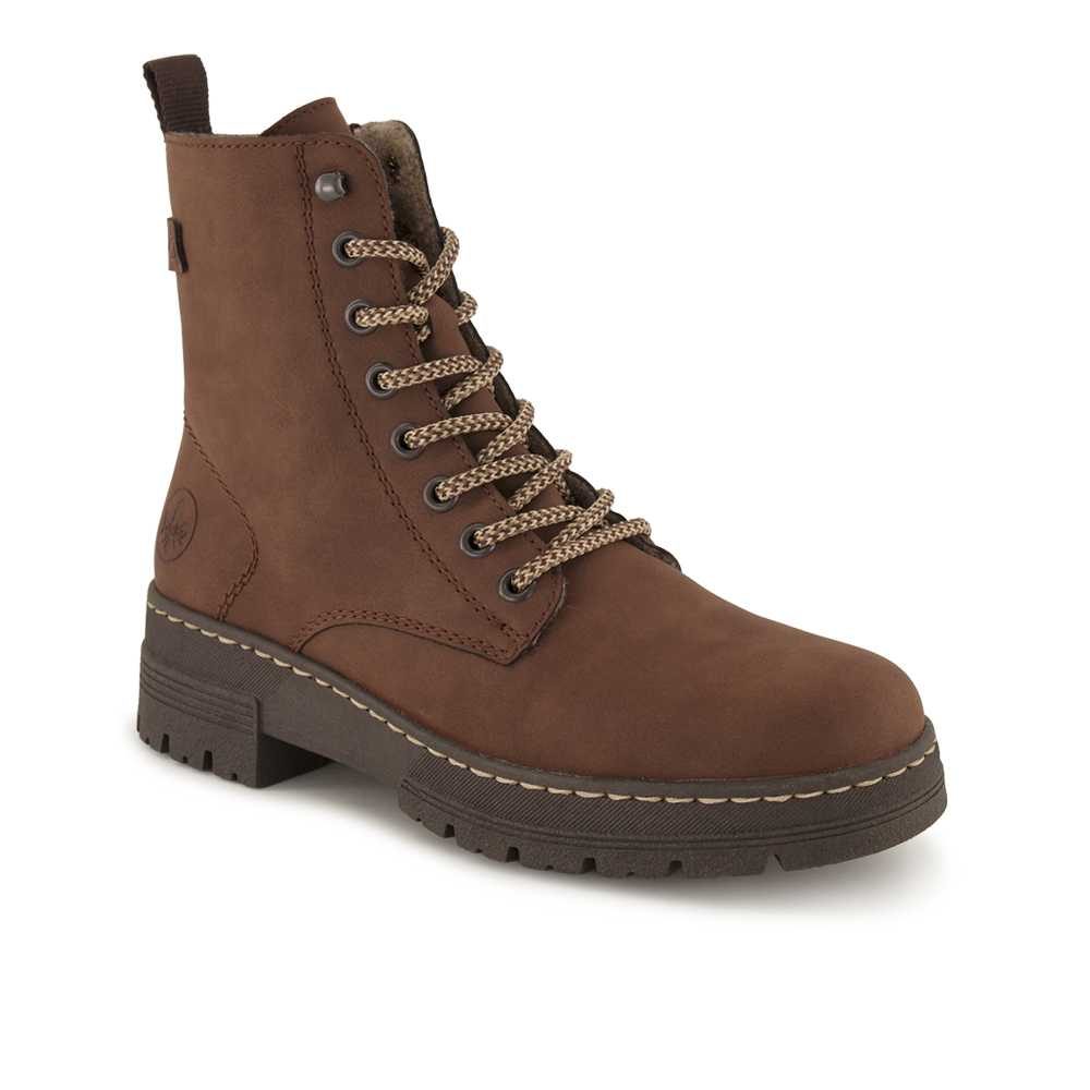 Rieker Schnürboots, Damen , Braun 38