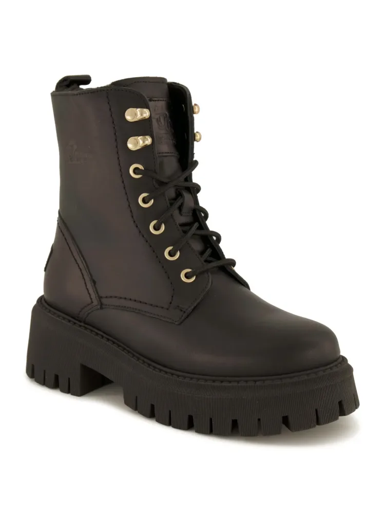 Panama Jack Schnürboots, Damen , Schwarz 36
