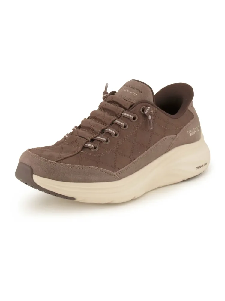 Skechers Slip INS für Damen aus Leder mocca