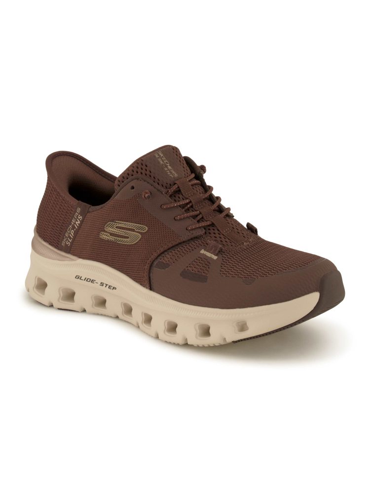 SKECHERS Damen Sneaker Slip-ins: Glide-Step Pro braun | 37
