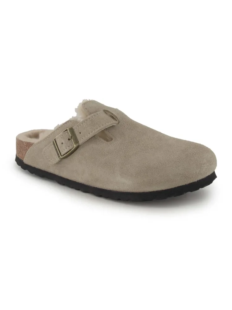 Birkenstock Boston Shearling Sandalen Damen