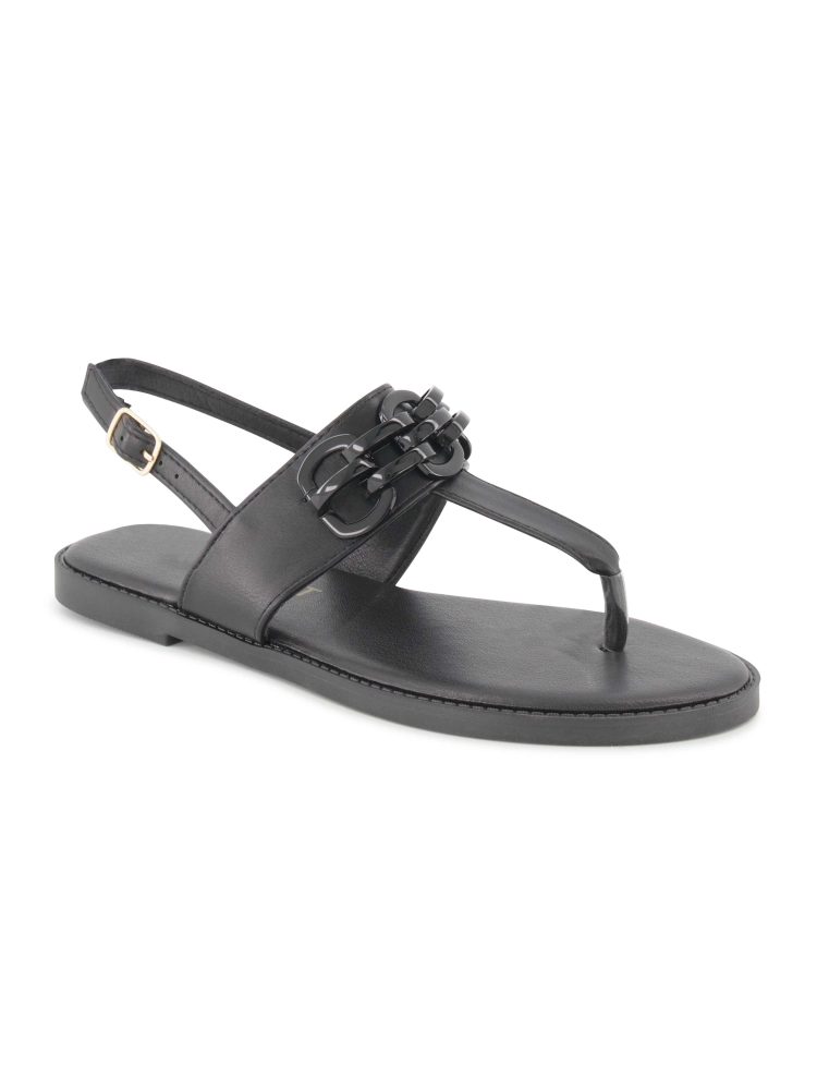 Bagatt Sandalen-Zehentrenner, Damen , Schwarz 37