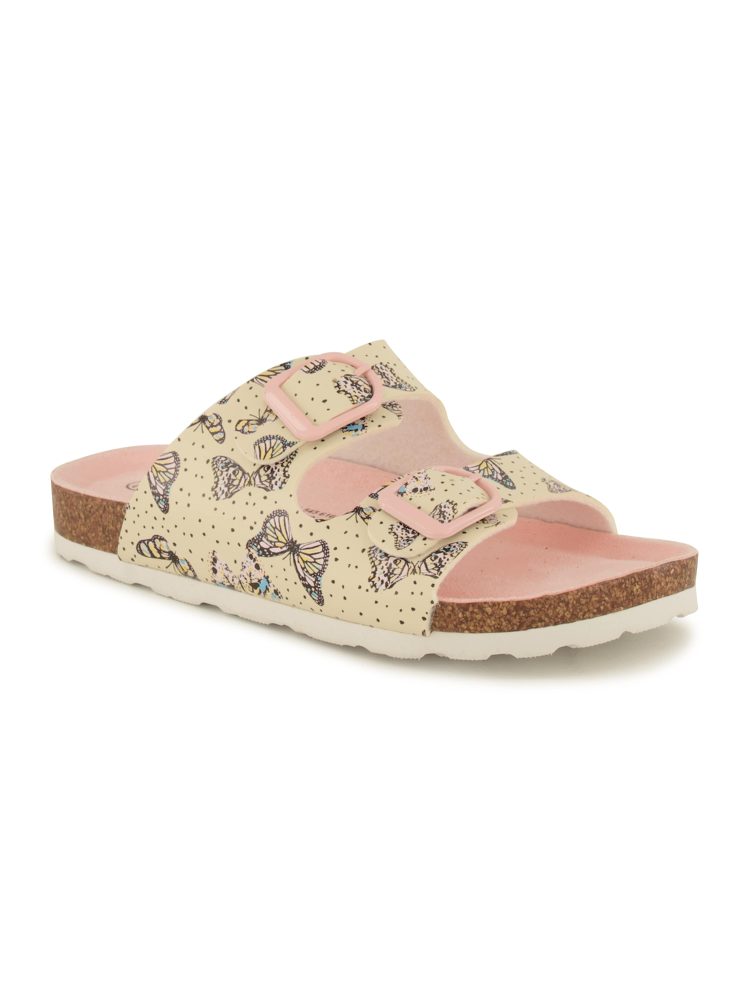 Wellness Offener Hausschuh, Kinder , Creme 32