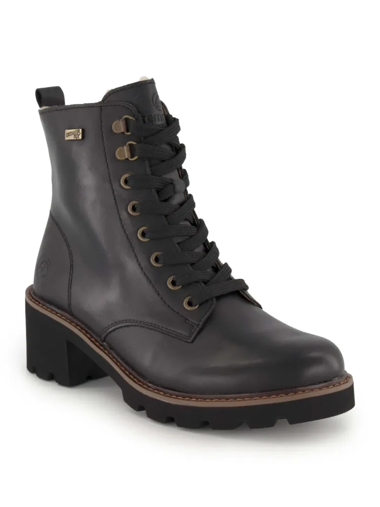 remonte Schnürboots, Damen , Schwarz 38