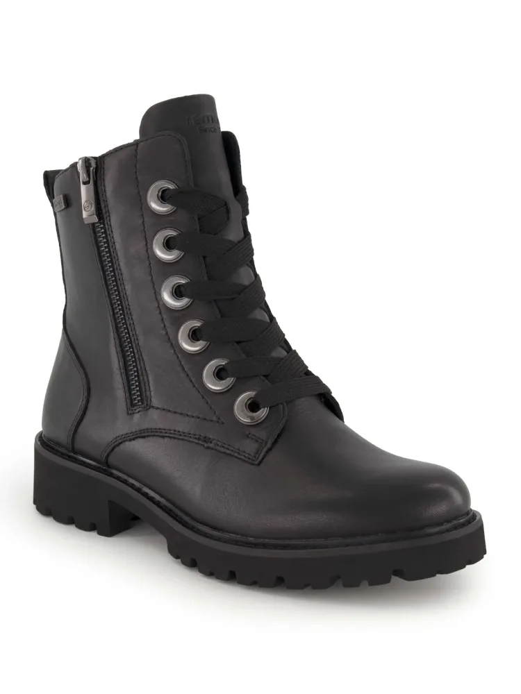 remonte Schnürboots, Damen , Schwarz 36