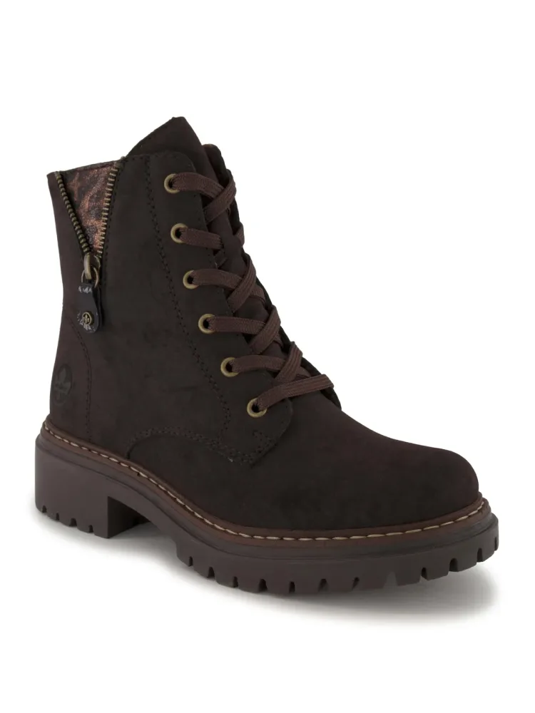 Rieker Schnürboots, Damen , Beige 37