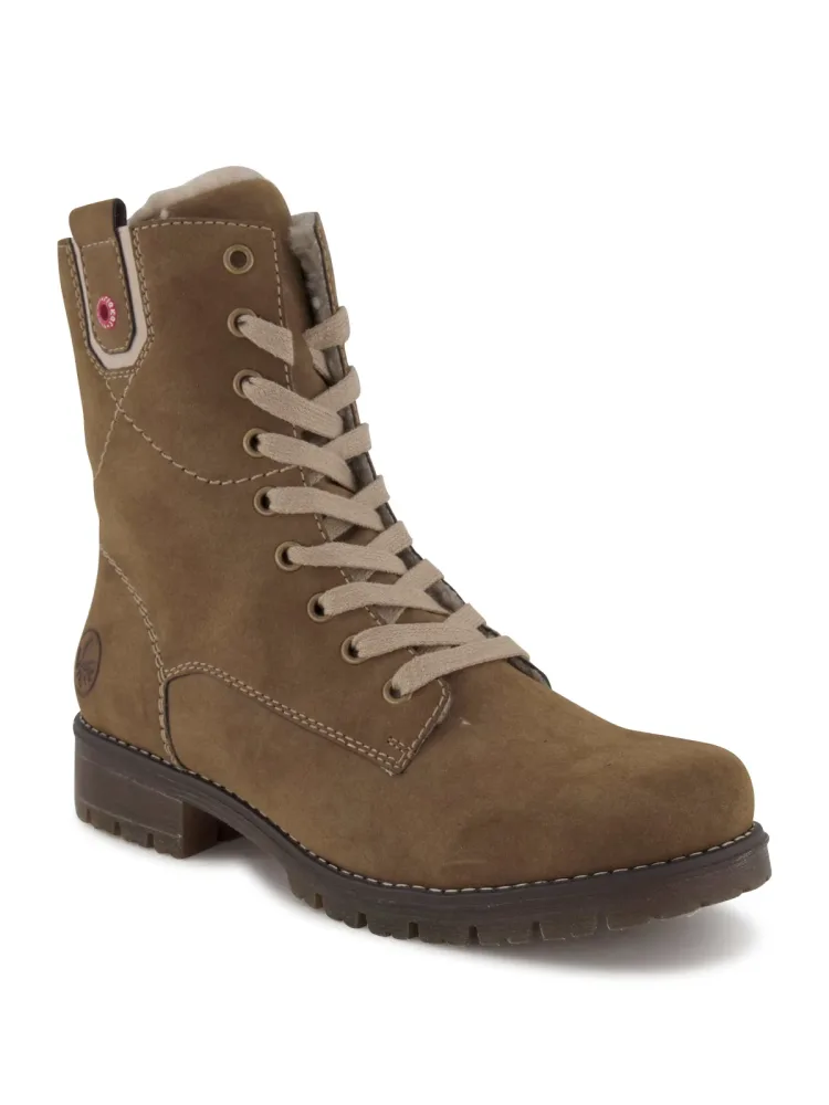 Rieker Schnürboots, Damen , Braun 38