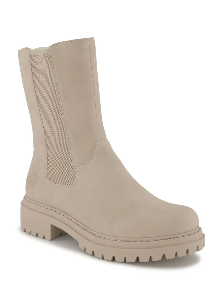 Rieker Chelseaboots Stiefelette, Boots mit breitem Stretch an der Seite