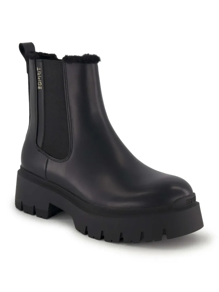 ESPRIT Chelsea Boot, Damen , Schwarz 38