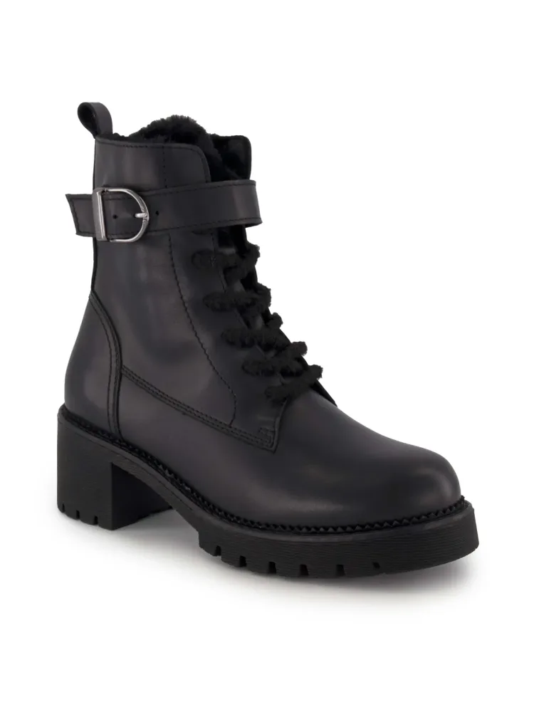 Varese Schnürboots, Damen , Schwarz 40