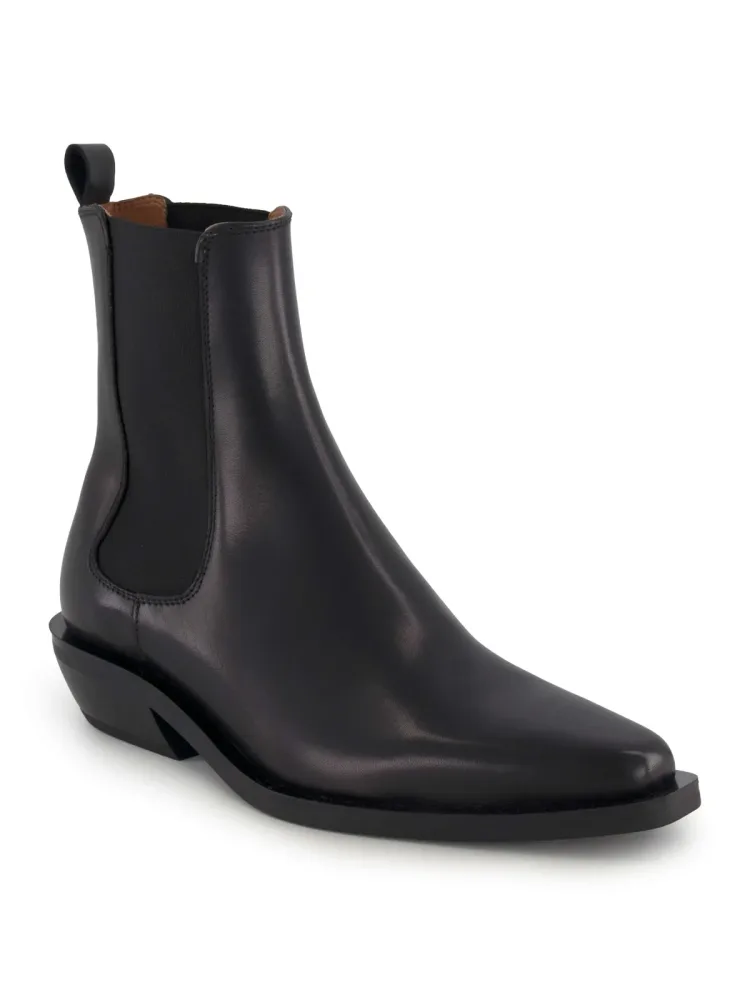 Studio Amo Chelsea Boot, Damen , Schwarz 38