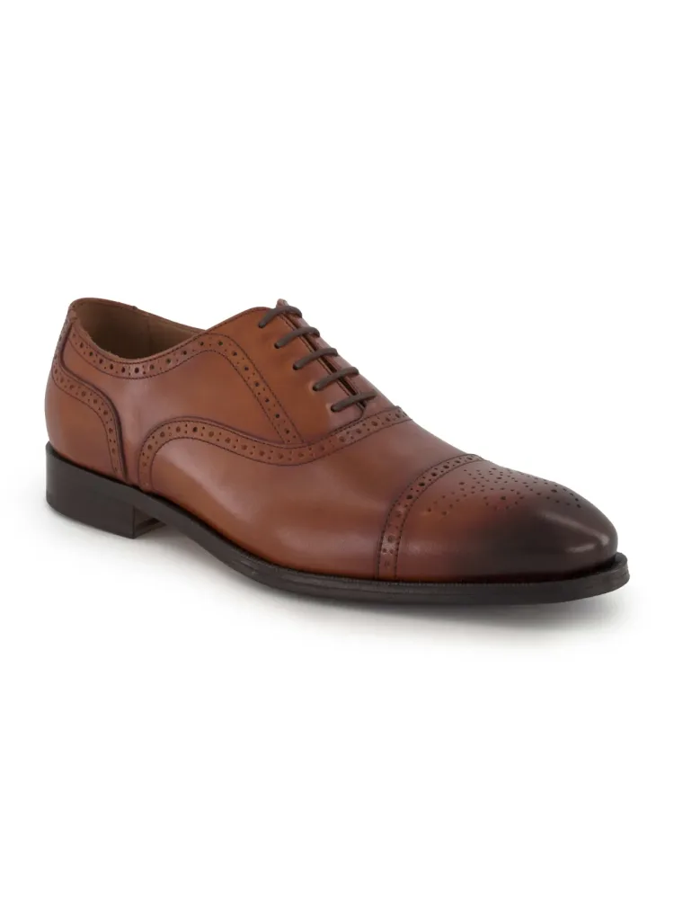 NAVYBOOT Businessschuh, Herren , Cognac 43