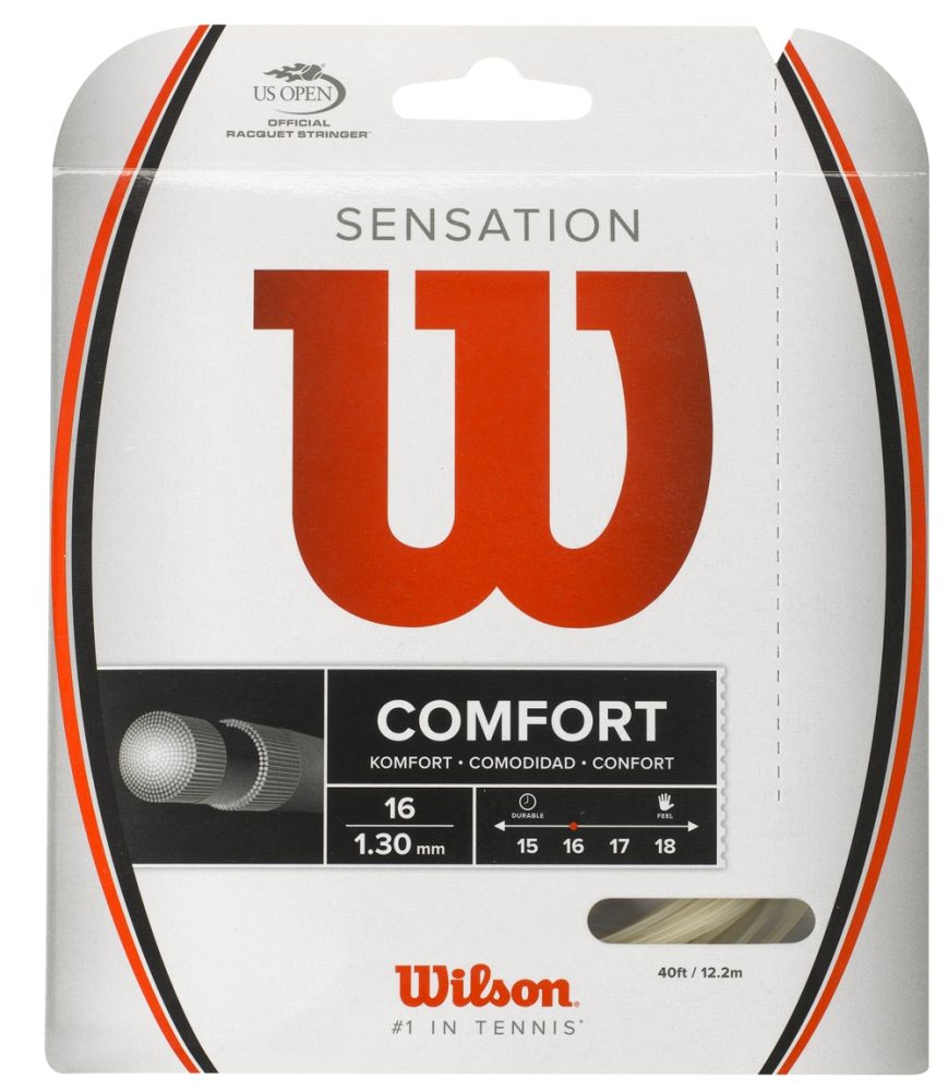 Wilson Sensation 1.30 mm Tennissaite Beige, Herren, Größe: 0