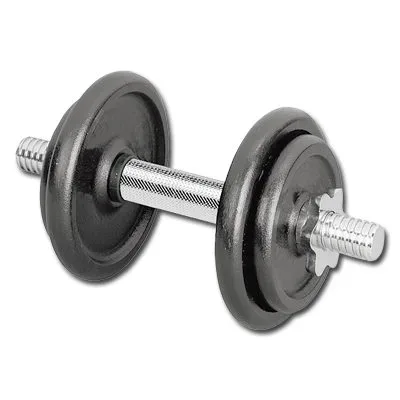 POWERZONE 15 kg Hantel Set Schwarz, Herren, Größe: 0