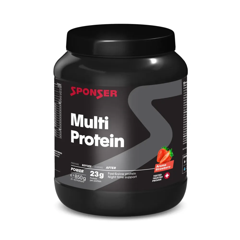 SPONSER Multi Protein CFF Erdbeere, 850 g Dose bunt