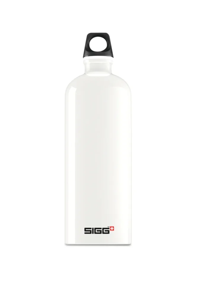 Sigg Traveller 1000 ml Trinkflasche Weiss, Herren, Größe: ONE SIZE
