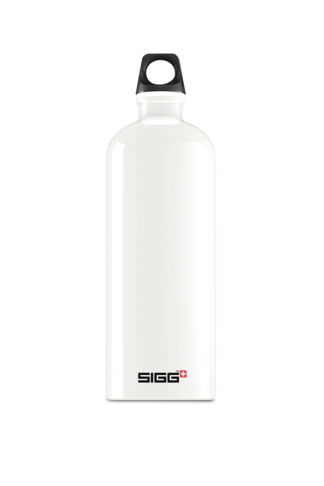 Sigg Traveller 1000 ml Trinkflasche Weiss, Herren, Größe: ONE SIZE