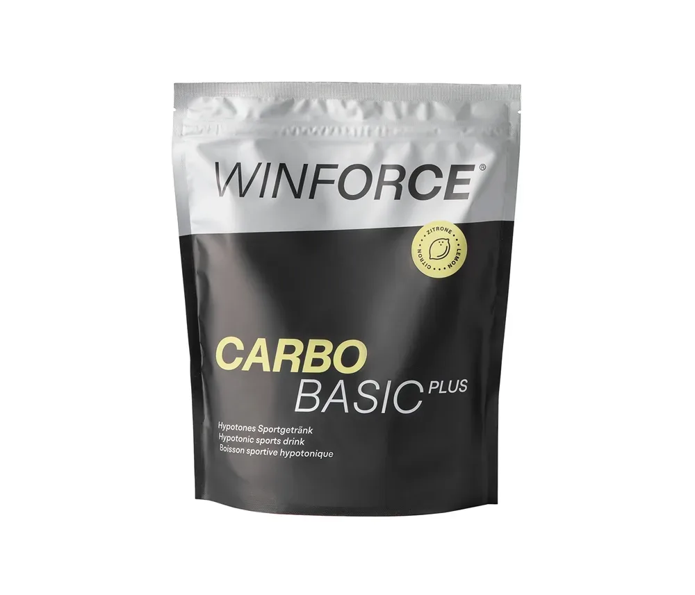 Winforce Carbo Basic Plus Zitrone 900 g Getränkepulver Schwarz, Herren, Größe: 0