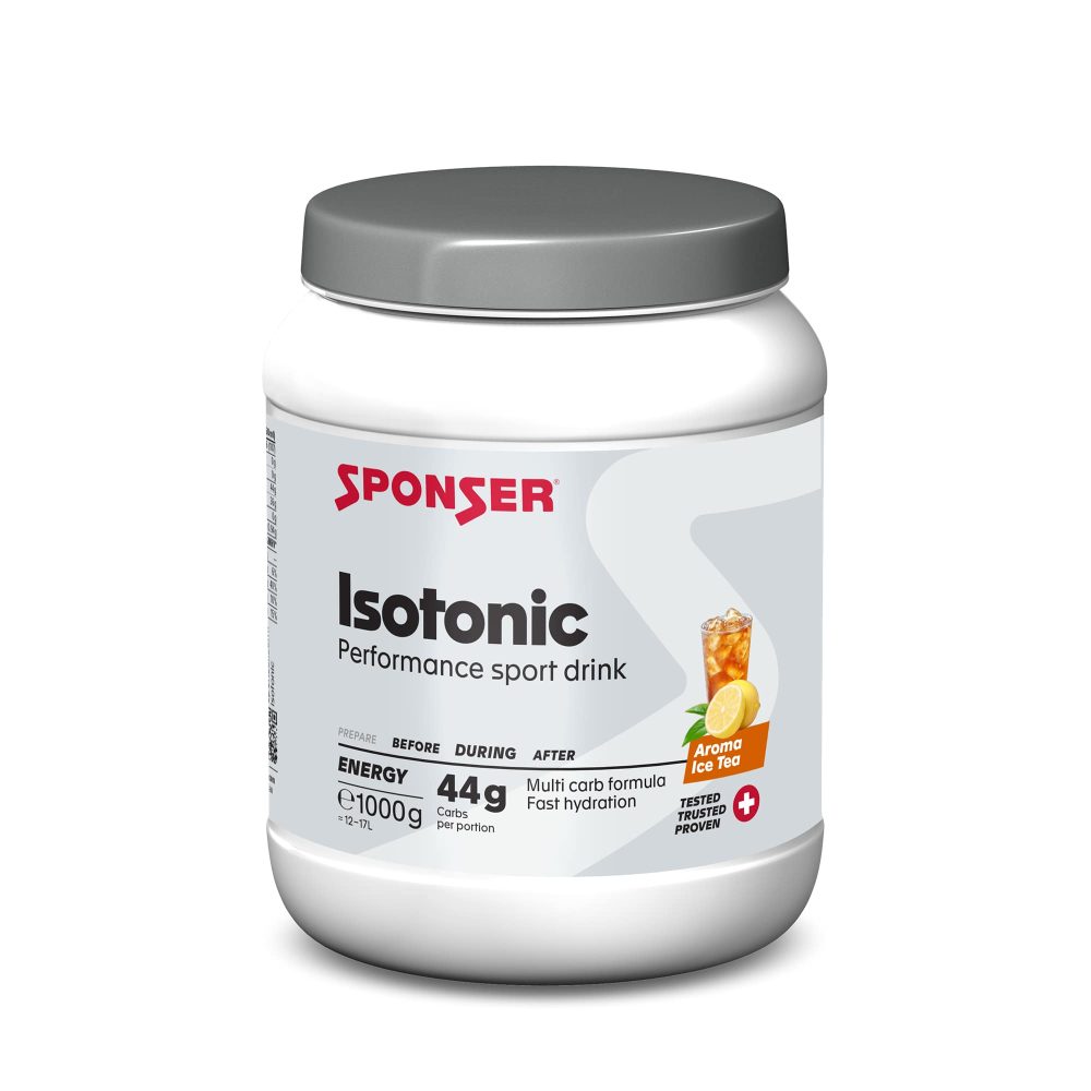 Sponser Isotonic 1000 g Ice Tea Getränkepulver Weiss, Herren, Größe: 0