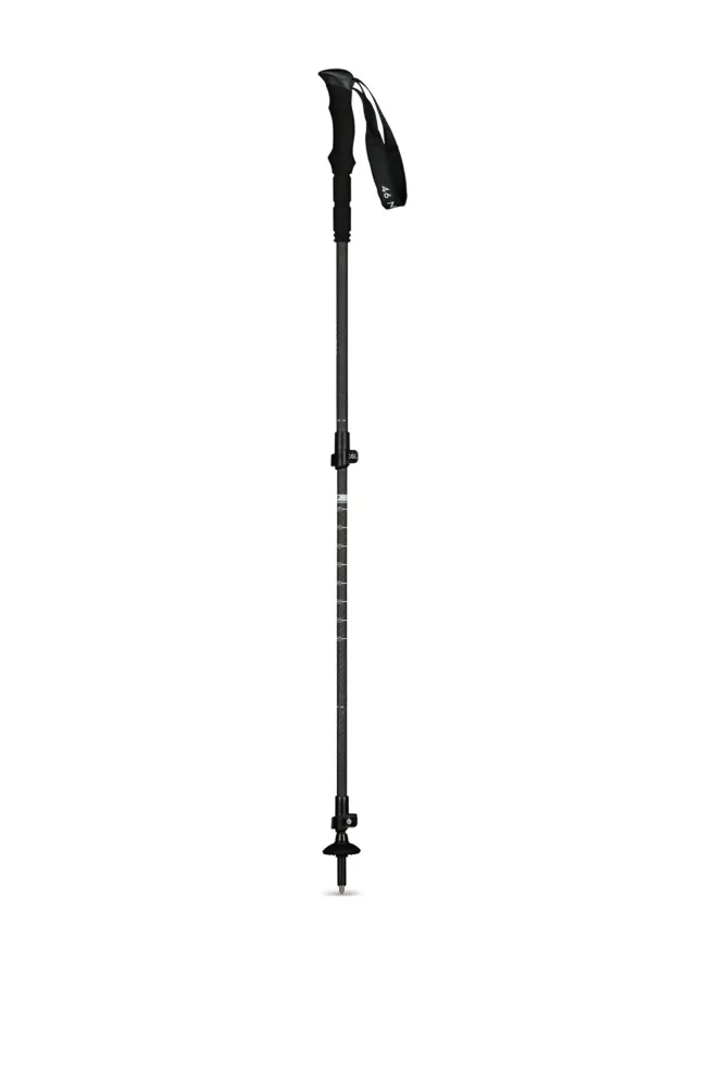 46 NORD Denali Carbon Wanderstock Schwarz, Herren, Größe: ONE SIZE