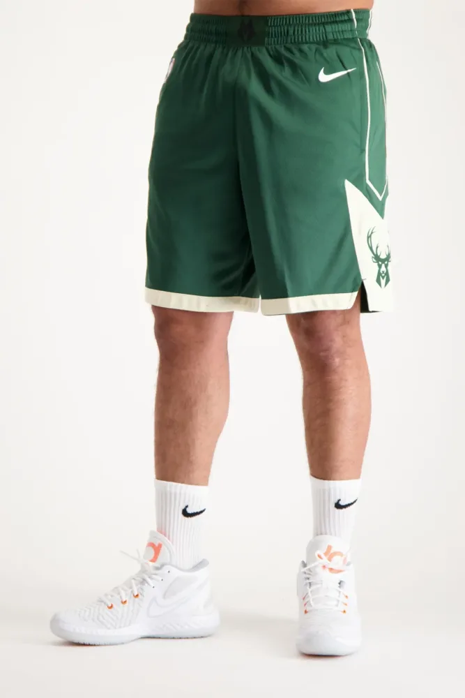 Nike Milwaukee Bucks Herren Basketballshort Grün, Herren, Größe: XXL