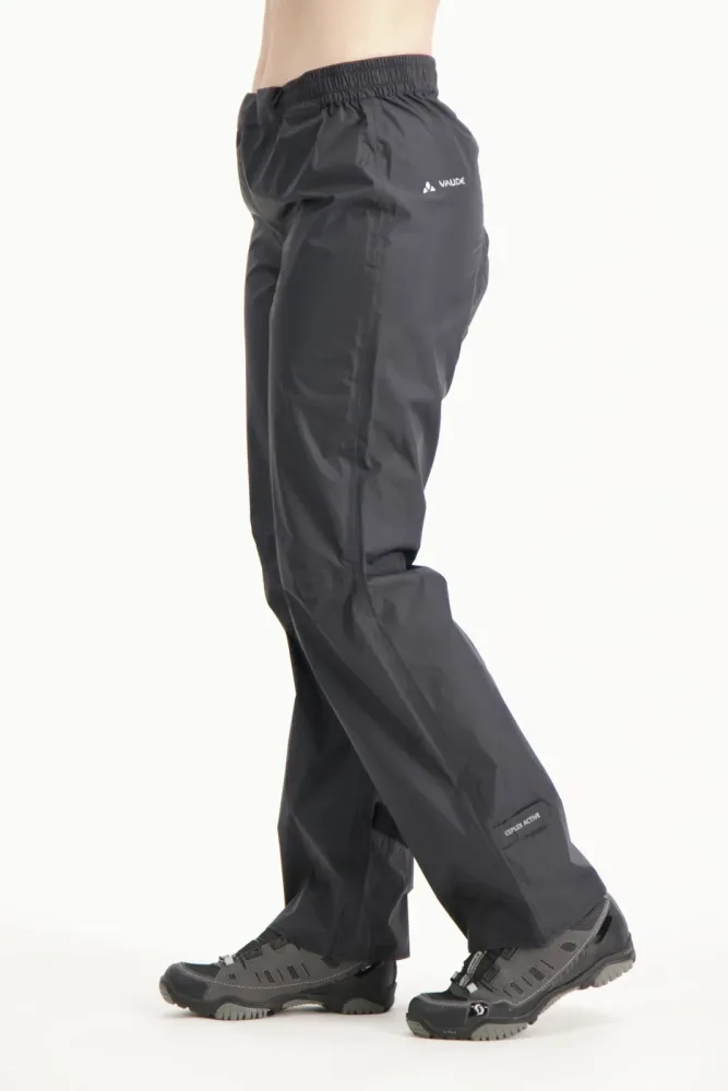 VAUDE Drop II Damen Regenhose Schwarz, Damen, Größe: 40