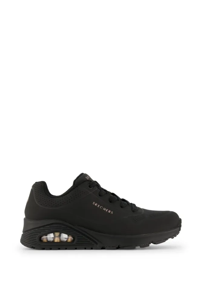 Skechers Uno - Stand on Air Damen Sneaker Schwarz, Damen, Größe: 37 1/2