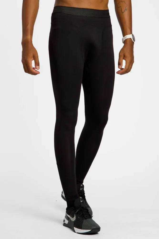 POWERZONE Herren Tight Schwarz, Herren, Größe: M