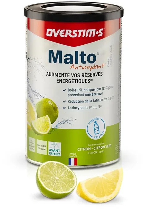 Overstim's Malto Antioxydant Citron-Citron Vert 500 g Getränkepulver Grün, Herren, Größe: 0