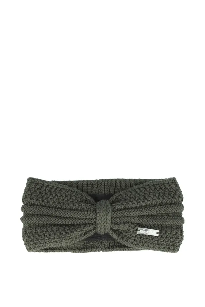 Eisglut Esmeraldal Merino Damen Stirnband Grün, Damen, Größe: ONE SIZE