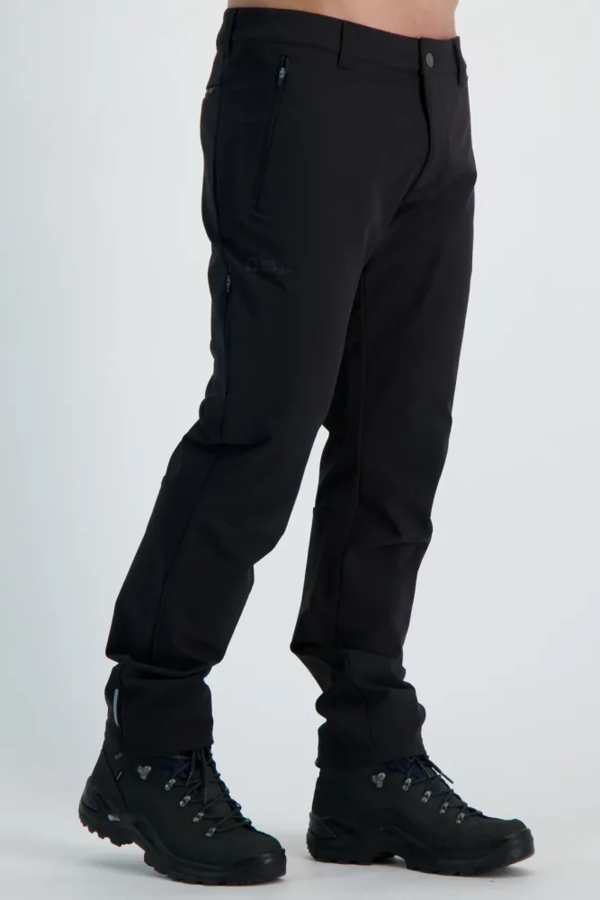 Jack Wolfskin Activate Thermic Herren Softshellhose Schwarz, Herren, Größe: 50