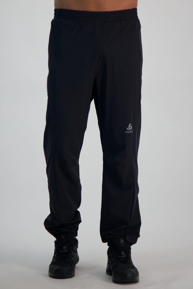 Odlo Windbreaker Langlaufhose für Herren - Skilanglauf - schwarz, L