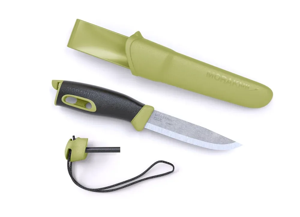 Morakniv Companion Spark Messer Grün, Herren, Größe: 0