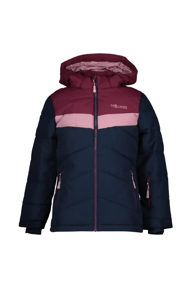 Trollkids Gryllefjord Mädchen Winterjacke Blau, , Größe: 140
