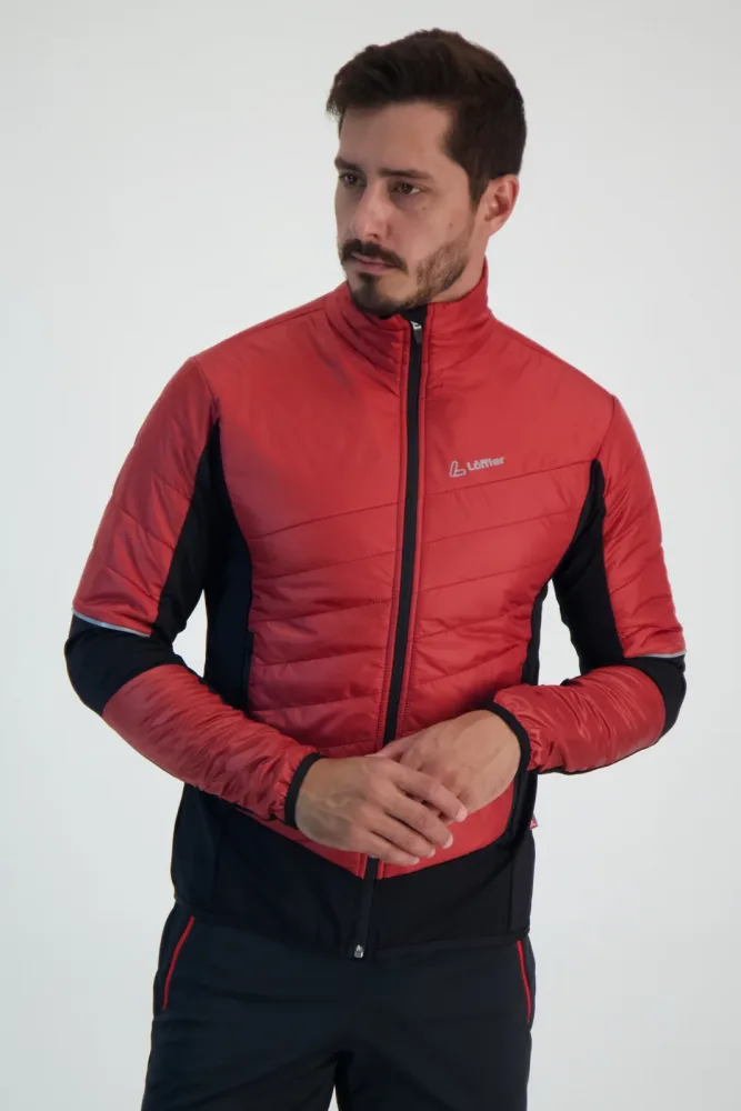 Löffler Hybrid PL60 Herren Langlaufjacke Rot, Herren, Größe: 54