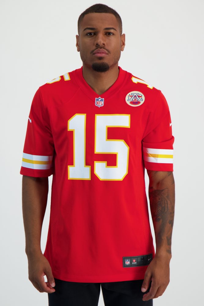 Nike Kansas City Chiefs Patrick Mahomes Home Herren American Football Trikot 23/24 Rot, Herren, Größe: S