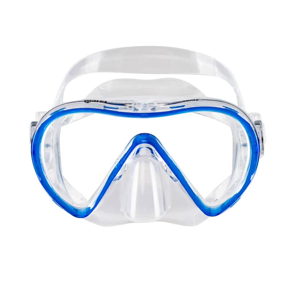 Mares Vento Schnorchelmaske Blau, Herren, Größe: ONE SIZE