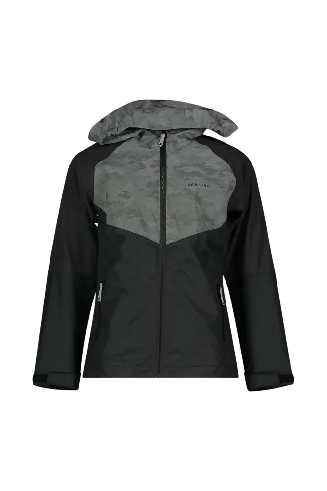 46 NORD Kinder Regenjacke Schwarz, , Größe: 140