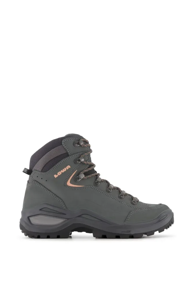 LOWA Renegade Evo LL Mid Damen Wanderschuh Grau, Damen, Größe: 7 1/2